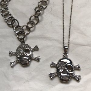 Skull & Crossbones 925 sterling silver set